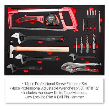 Extreme Tools 20-Drawer Roller Cabinet With Extra 990 Tools And Top Cabient