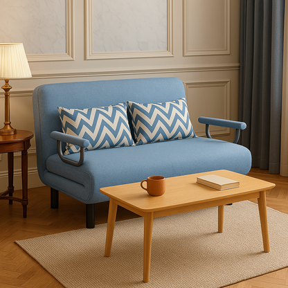 PRACTICAL FOLDING SOFA BED LEISURE LOUNGER