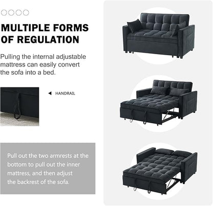 3-in-1 Convertible Sofa Bed