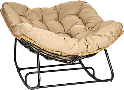 Oversized Egg-Shaped Rocking Recliner