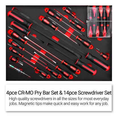 Extreme Tools 20-Drawer Roller Cabinet With Extra 990 Tools And Top Cabient