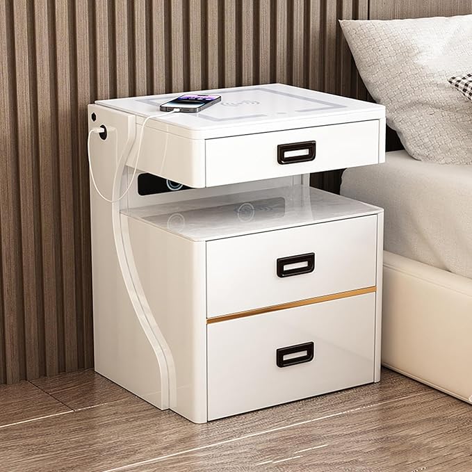 Smart NightStand with Built-in Safe Box