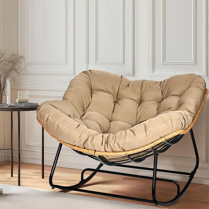Oversized Egg-Shaped Rocking Recliner