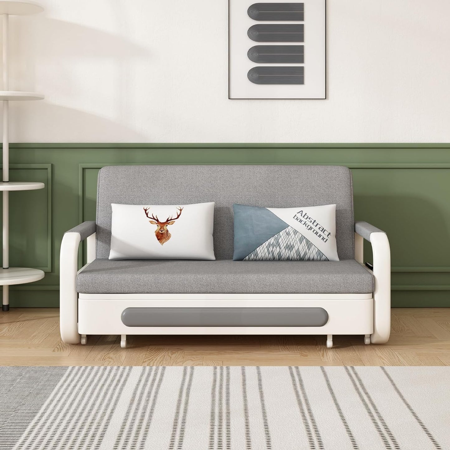 Expandable Sofa Bed with Hidden Storage