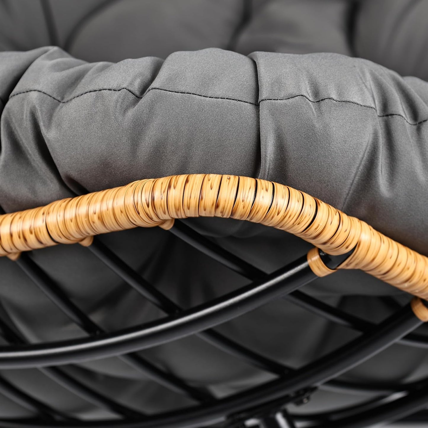 Oversized Egg-Shaped Rocking Recliner