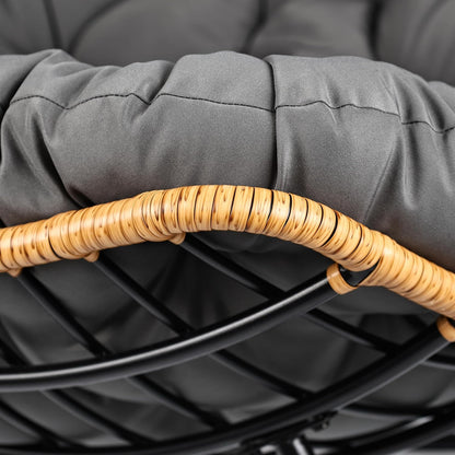 Oversized Egg-Shaped Rocking Recliner