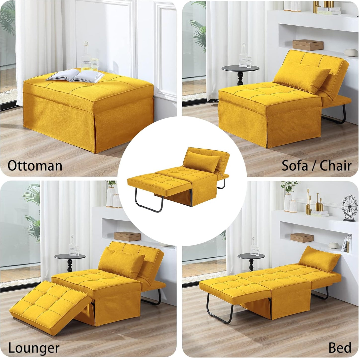 4 in 1 Multi-Function Folding Ottoman