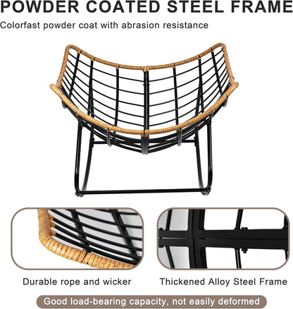 Oversized Egg-Shaped Rocking Recliner