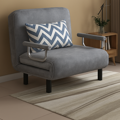 PRACTICAL FOLDING SOFA BED LEISURE LOUNGER