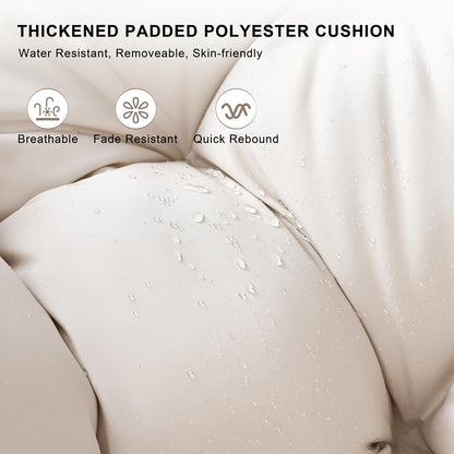 Oversized Egg-Shaped Rocking Recliner