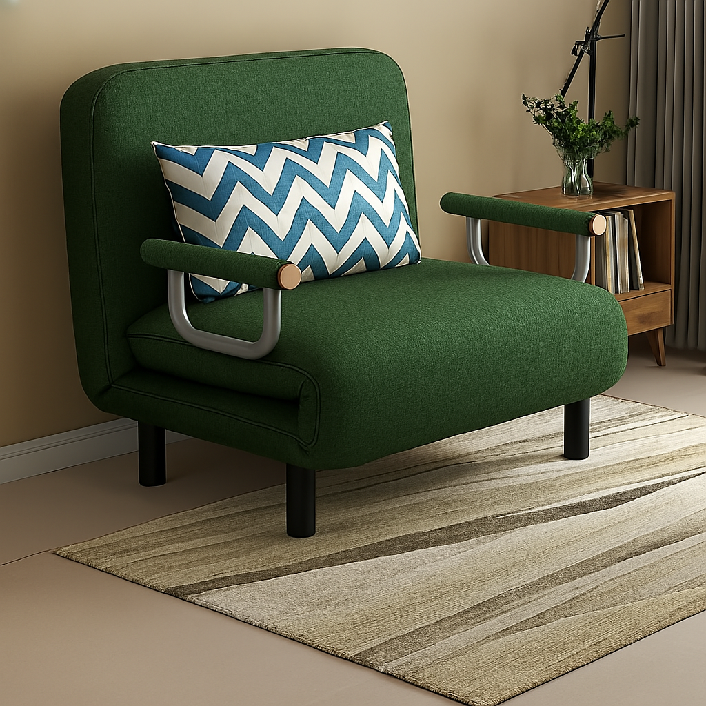 PRACTICAL FOLDING SOFA BED LEISURE LOUNGER