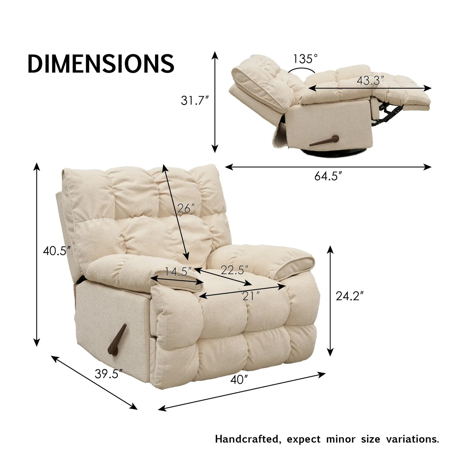 UltraComfort Rocker Recliner Chair